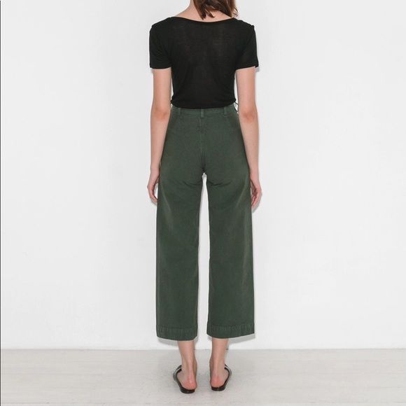 S🚫LD Jesse Kamm Olive Sailor Pant - Picture 2 of 4